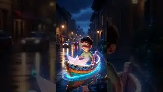kagaj ka naw | tutorial video #animatedcartoon #aivideo #motivation #cartoon #entertainment #facts