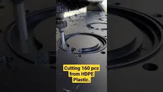 Let's cut some HDPE on the Apex 3R #multicam #fabrication #cnc #shorts