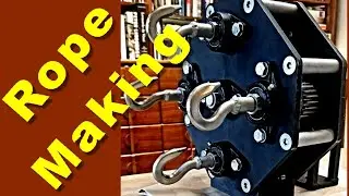Rope Making Machine First Run Making Polished Hemp