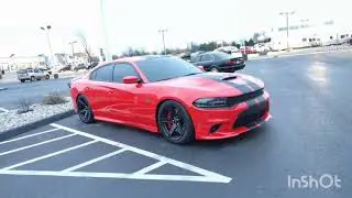 Dodge Charger Hellcat strobin headlights Tinted Windshield 35% --walk around #hellcat #mopar
