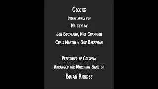 Clocks - Coldplay, arr. Brian Rhodes