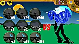 MEGA POWER 9999 HP ICE MINER GIANT ATTACK FINAL BOSS MAX 10000 HP | STICK MASTER | STICK WAR LEGACY