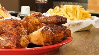 La receta del pollo a la leña de Sazón de la leña | Pollo a la brasa peruano
