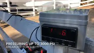 Double Jeopardy High Pressure Valve Actuation Torque Testing