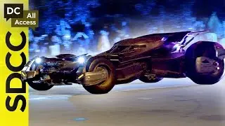 SDCC Day 3: Batman v Superman Batmobile Crashes Hall H!