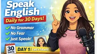 Speak English Confidently 🎧| Day 1 | English Speaking Practice for Beginners🎧