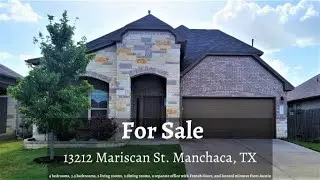 For Sale: 13212 Mariscan St, Manchaca, TX. 4bd 3.5ba home is located minutes from Austin🏡👀😍#realtor