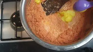 Gajjur Halwa Stuffed with Saundesh Roll:A Bengali Winter Mithaie Most Delicious Garnish With Nuts.