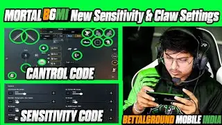 BGMI Mortal New Sensitivity & Claw Setting | Mortal Sensitivity & Claw Code 2021