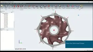 Topology optimization of a Student Car Gear Component using Altair Inspire