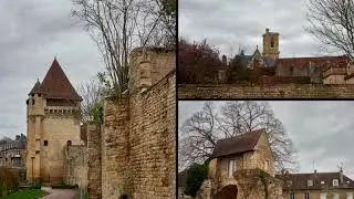 D-La Promenade des Remparts de  Nevers : une balade entre la porte du Croux et la tour Goguin