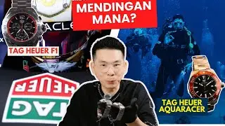 TERNYATA 😱 INI DIA PERBEDAAN JAM TANGAN TAG HEUER F1 DAN TAG HEUER AQUARACER❗❗