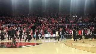 The scene at Oregon State's Gill Coliseum