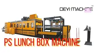 Good quality disposable PS food container making machine take away food box making machine