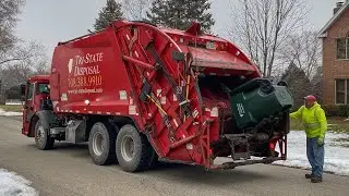 Tri-State Disposal Mack LR McNeilus Rear Loader Garbage Truck