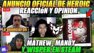 😲Anuncio Oficial de HEROIC😲Matthew, Mandy y Wisper en steam REACCIÓN + OPINIONES