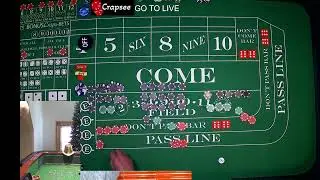 Live craps, crapsee, casino reports   1-2-26