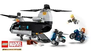 Lego Marvel  76162  Black Widow's Helicopter Chase  SPEED BUILD