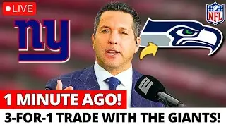BREAKING! SEAHAWKS PULL OFF A 3-FOR-1 TRADE WITH THE NY GIANTS! THE PERFECT MOVE? SEAHAWKS NEWS
