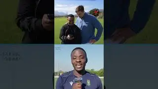 We surprised Riley Norton with a message from his hero, KG Rabada! 🙌🏏 #ssrugby #sscricket