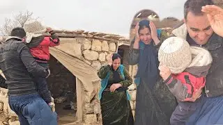 Qasem in the Snowstorm: Saving a Mother and Her Alone Child in the Heart of the Mountains ❄️❤️