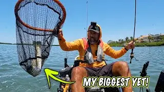This GIANT Saved The Day (Kayak Fishing With Rad Reeling Fishing)