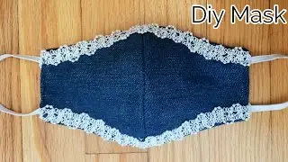 DIY FACE MASK|Reuse Old Clothes|Diy Mask From Jeans