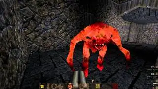 Quake - Episode 2 - E2m4 - The Ebon Fortress [All Secrets]
