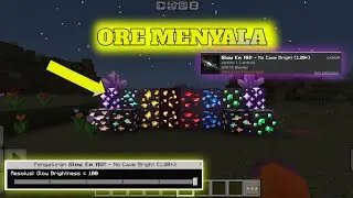 RESOURCE PACK GLOWING ORE | MCPE 1.21