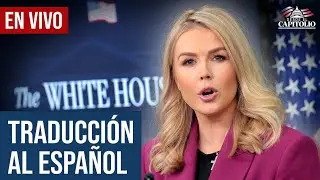 🔴 VIVO: Casa Blanca da conferencia de prensa tras visita de Machado