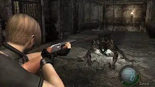 Resident Evil 4 Chapter 3-2 New Game Professional No Damage, Only Buy Sniper 100% Kill All Enemy