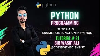 🔥 Mastering Python's Enumerate Function: Your Essential Tutorial Guide! 🐍📝 Tutorial # 21 | #coding