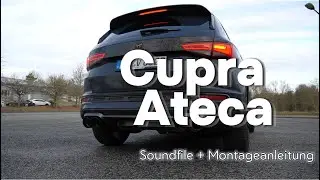 Wir verbauen die DTH REAPER  3 Zoll Klappenanlage am Cupra Ateca.