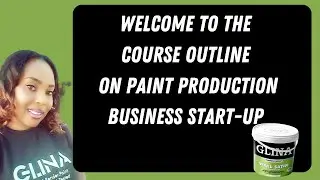 Launch Your Paint Production Business Fast: Essential Course Outline & Startup Guide!