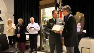 101st Airborne Museum Bastogne - Mike Harris Handover Ceremony - Howard Hale's Ceremony