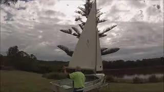 Topper Tiki sail boat rigging