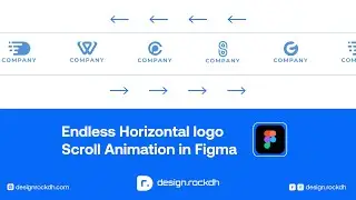 Endless Horizontal Logo scroll Animation in Figma | design.rockdh