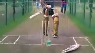 Russell batting stance net practice kkr