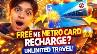 FREE Me Metro Card Recharge Kaise Kare? 😱 Unlimited Travel Trick!