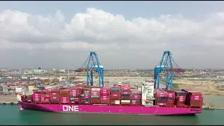 MPS Terminal 3 Welcomes a ONE MAGENTA vessel