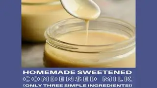 Homemade Condensed Milk/How to make Condensed milk at home/simple milkmaid