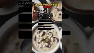 Clam Chowder #clamchowder #soup  #souprecipe #viral