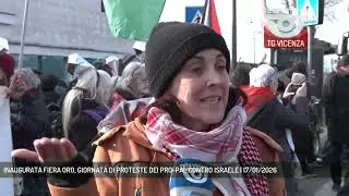 INAUGURATA FIERA ORO, GIORNATA DI PROTESTE DEI PRO-PAL CONTRO ISRAELE | 17/01/2026