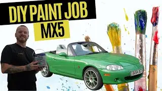 Cheap DIY Paint job on my MX5 only £128!!