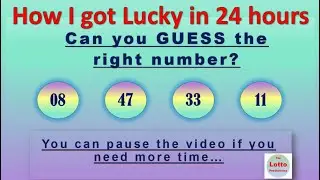 06.10.2021 | Test / Develop your Psychic Abilities to select the WINNING Numbers |