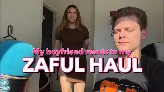 ASMR My boyfriend reacts to my ZAFUL HAUL! ❤️ ~Try On Clothing Haul~ | Whispered