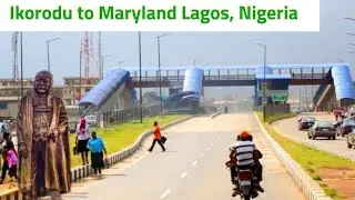 ROAD CONSTRUCTION OF IKORODU TO MARYLAND |best route in Lagos Nigeria