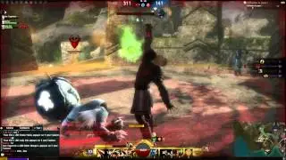 Guild Wars 2 Beta - Warrior PVP #2 - Forest of Niflhel
