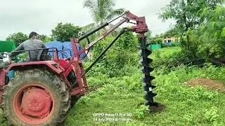 Hydraulic Post Hole Digger | Tractor Drill Machine | Tractor Earth Auger | Tractor Digger Machine |