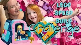 Lego Speed Challenge Stephanie (41356) and Andrea's (41354) heart box
